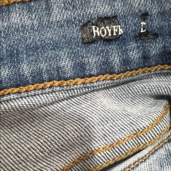 Judy Blue Lucky Charms Paint Splatter Boyfriend Distressed Jeans Vintage Slim - Picture 13 of 15